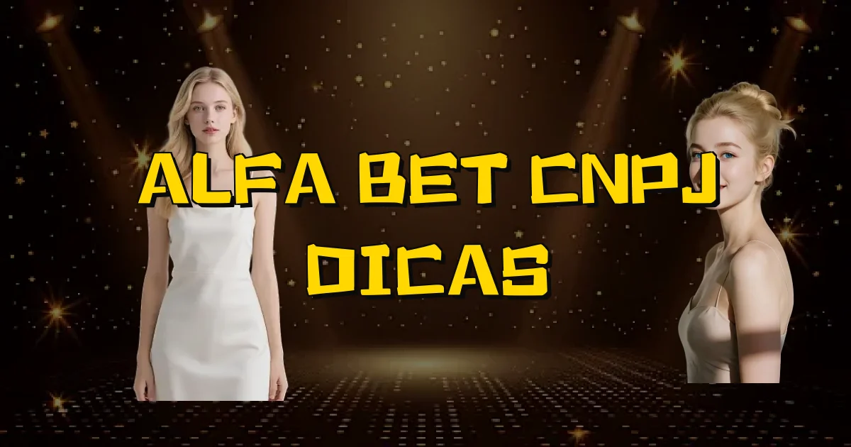 Alfa Bet Cnpj Dicas Oficial