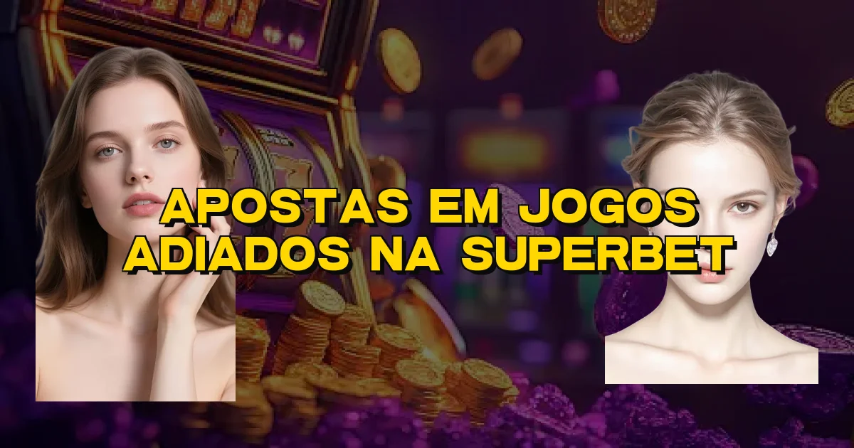 Apostas Em Jogos Adiados Na Superbet Oficial