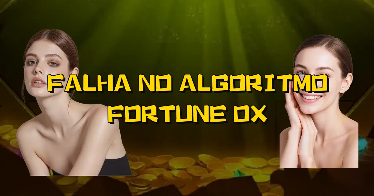 Falha No Algoritmo Fortune Ox Oficial