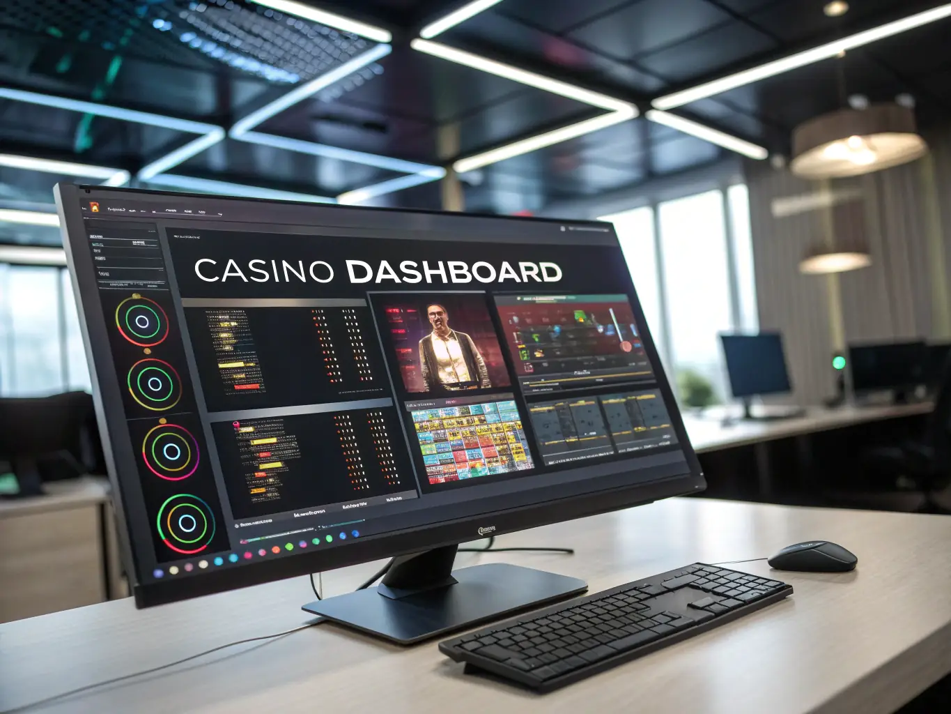A vibrant image showcasing the user interface of a popular online casino platform, highlighting its diverse game selection and user-friendly design.